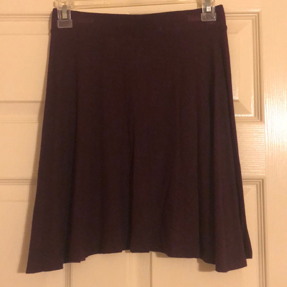 Eggplant Skater Skirt